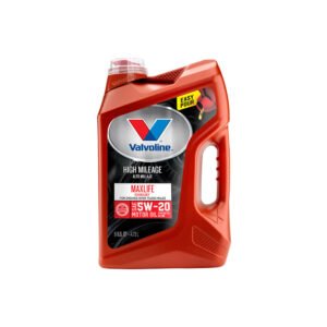 Valvoline Full Synthetic High Mileage with MaxLife Technology SAE 5W-20 Motor Oil – Easy Pour 5 Quart