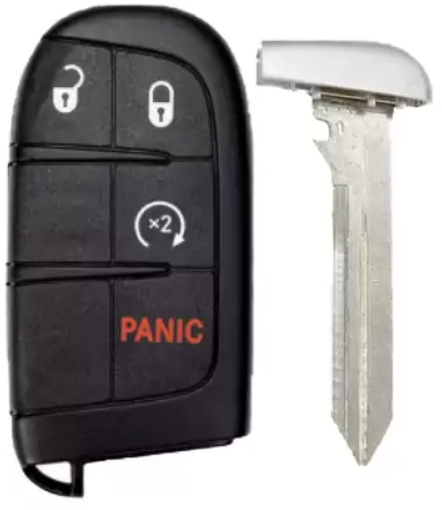 Smart Proximity Remote Key for JEEP Dodge M3N-40821302 4 Button 46 Chip